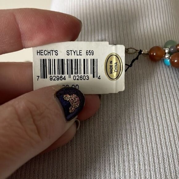 Beaded Carol Eva Graham NWT necklace​ - Picture 4 of 6